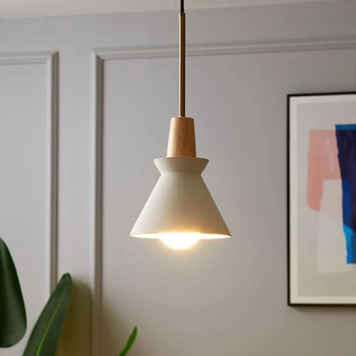 Miniatura 4 de Luces colgantes de hormigón de 7.5 pulgadas, para isla de cocina, pantalla de piña, lámpara industrial, lámpara colgante de cemento nórdico