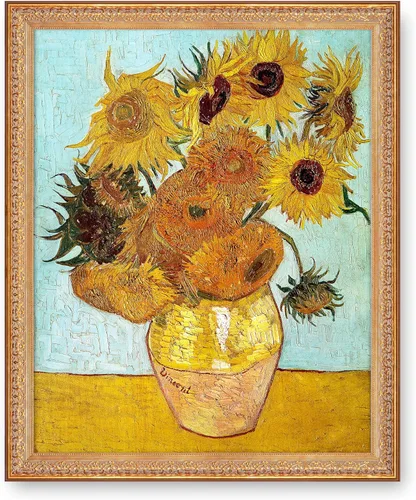 Miniatura 285 de A&T ARTWORK Noche estrellada sobre el Ródano de Vincent Van Gogh. Tamaño del marco: 36 x 30 pulgadas, tamaño de la imagen: 30 x 24 pulgadas