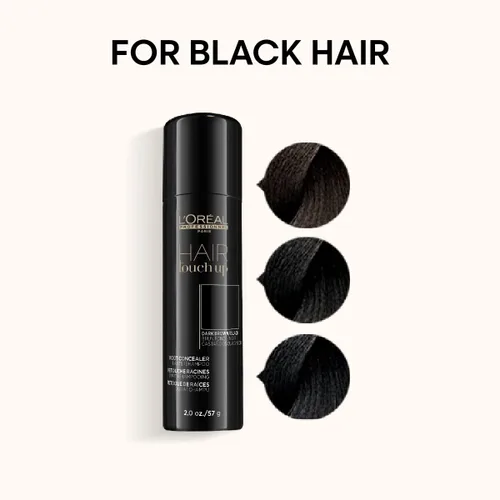 Miniatura 2 de L'Oreal Professionnel Root Touch Up Spray corrector de raíces Mezcla y cubre el cabello gris Resultados naturales duraderos 1 champú No
