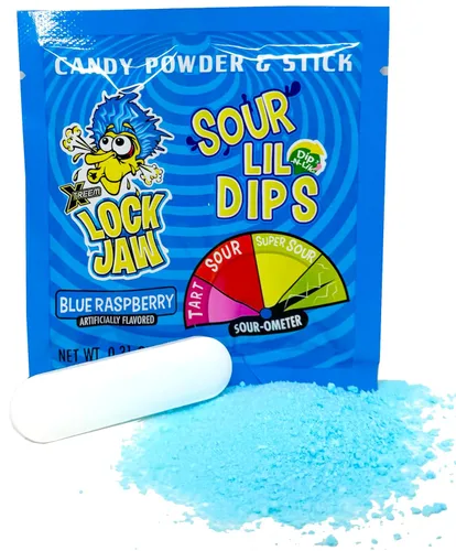 Miniatura 6 de crait Lockjaw Sour Lil Dip Candy - Palitos de inmersión a granel con polvo, paquete variado de 36