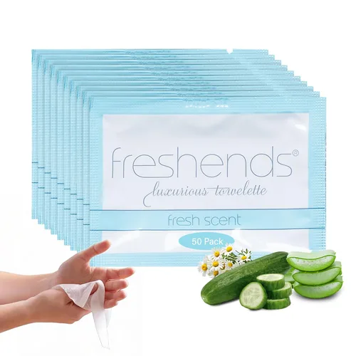Miniatura 13 de Freshends Toallitas desechables desechables envueltas individualmente, paquete de 100 toallas de lujo, artículos esenciales de baño de invitados