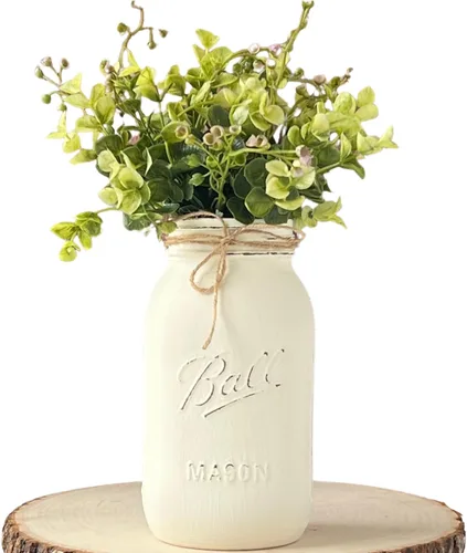 Miniatura 13 de Centros de mesa de tarro de masón, centros de mesa rústicos para baby shower, centros de mesa de boda, despedida de soltera, cumpleaños, decoración