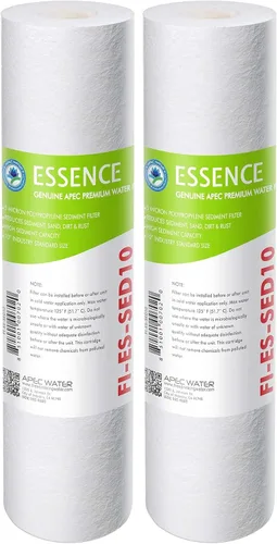 Miniatura 6 de APEC Water Systems FI-ES-SED10 - Filtro de repuesto para sedimentos de 5 micrones, etapa 1, 10 pulgadas, para sistema debajo del fregadero