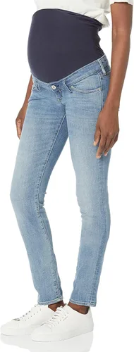 Motherhood Maternity Women's Super Stretch Secret Fit Over The Belly Skinny Jeans Indigo Blue