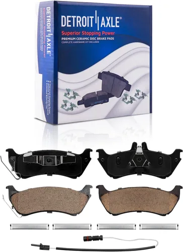 Miniatura 57 de Detroit Axle - Pinza de disco del lado del acompañante + pastillas de freno de cerámica de repuesto para Lexus HS250H Toyota RAV4 Prius V Scion xB