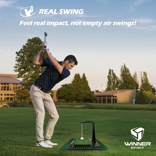 Miniatura 5 de WINNER SPIRIT Real Swing 300 Golf Swing & Hitting Trainer, True Impact, Comprobación de camino después de swing Alfombrilla de práctica