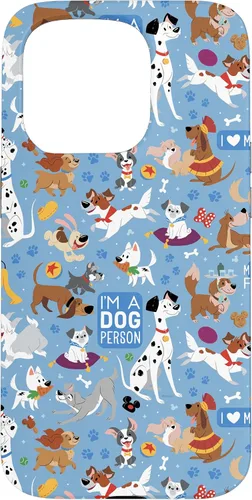 Miniatura 14 de Disney Funda azul para iPhone 17 con texto en inglés "Dogs I'm a Dogperson
