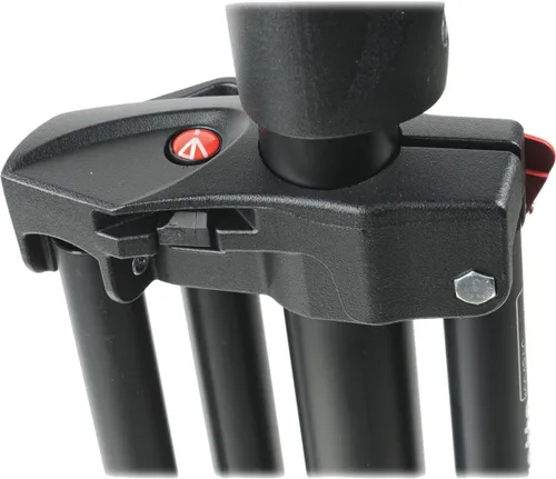Miniatura 6 de Manfrotto 1005BAC Soporte de Luz Ranker de Aluminio con Amortiguación de Aire de 107" con 3 Secciones y 2 Elevadores, Negro