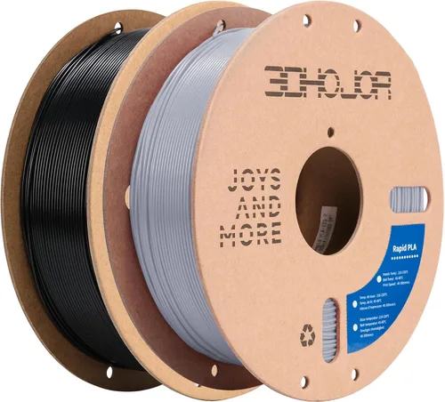 Miniatura 11 de 3DHoJor Filamento para impresora 3D de PLA de alta velocidad 1.75mm 1kg Carrete de cartón (2.2lbs) PLA rápido para una impresión hasta 5 veces más