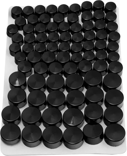 Miniatura 2 de TCT-MOTORPARTS Kit de cubierta de perno de motor negro 83PCS para Harley Softail Touring Twin Cam