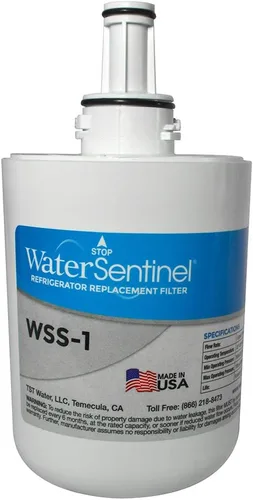 WaterSentinel WSS-1 Filtro de agua de repuesto para refrigerador para filtración de agua potable, compatible con Samsung DA29, DA61, TADA29, HAFCU1,
