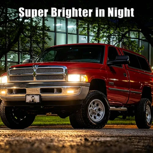Miniatura 7 de Para 1994 1995 1996 1997 1998 1999 2000 2001 Dodge Ram 1500, 94-02 Ram 2500 3500 (Modelos No Deportivos) Conjunto de Faro Compatible con Faros