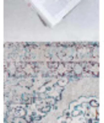 Miniatura 9 de Unique Loom Charm Collection - Alfombra de área bohemia, medallón, borde, pelo alto-bajo, moderna, tradicional, 5 pies 0 pulgadas x 8 pies 0 Gris