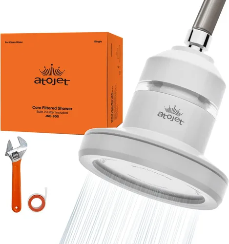 Filtro de ducha con núcleo moldeado por la historia de la belleza de Corea, filtros de carbono puro para una piel más suave y un cabello más suave |
