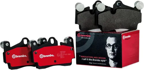 Brembo P06039N Juego de pastillas de freno de disco trasero de cerámica premium BMW/BMW (BRILLIANCE) OE# 34216775678