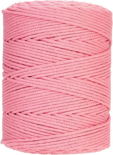 Miniatura 4 de Cuerda de macramé 4 mm x 328 yardas Natural Cuerda de algodón para macramé Cuerda de macramé colorida Cordón de algodón suave Suministros de macramé