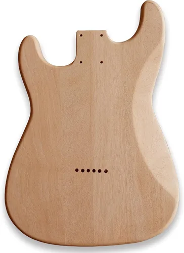 Miniatura 3 de DIY 12 cuerdas ST estilo guitarra eléctrica kits caoba cuerpo arce cuello usted construye la guitarra