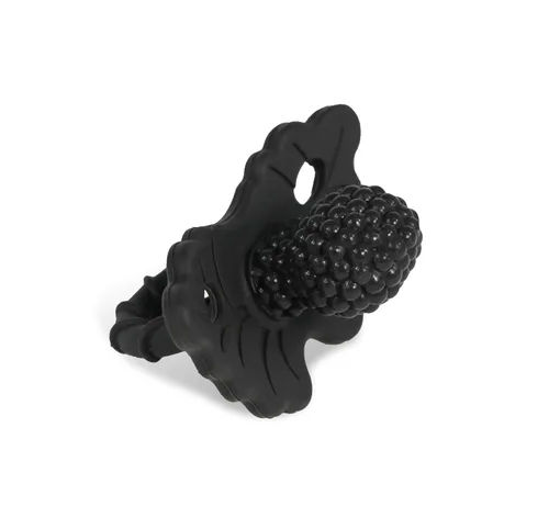 Miniatura 15 de RaZbaby RaZberry - Mordedor de silicona y chupete para alivio de la dentición en bebés, grado alimenticio, libre de BPA, diseño manos libres