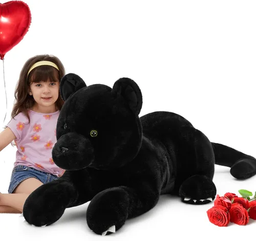 Miniatura 10 de MorisMos Animal de Peluche Gran Tiburón Blanco Almohada de Peluche, Juguete Gigante de Tiburón Mako de 47 pulgadas para Niños y Adultos, Regalo