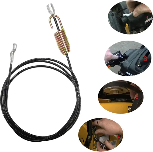 Miniatura 4 de Cable de barrena Rinlius 946-04230B para Cub Cadet, Yard Machine, Troy-Bilt, MTD, Columbia, sopladora de nieve White Outdoor. Reemplaza 946-04320A
