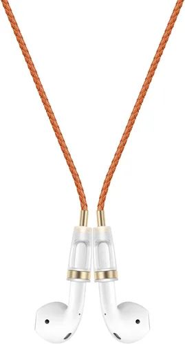 Miniatura 12 de Correa de cuello antipérdida para AirPods, cadena de collar magnética fuerte de cuero PU, compatible con AirPods 1&2 / 3ª generación / Pro / Pro 2