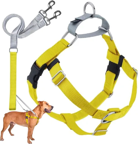 Miniatura 16 de 2 Hounds Design - Arnés para perro (libertad sin tirar), control ajustable, suave y cómodo para pasear perros fácilmente, para perros pequeños, Azul