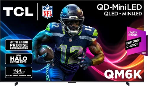 Miniatura 31 de TCL 50 pulgadas QM6K Series QLED 4K Smart QD-Mini LED TV con Google TV (50QM6K, modelo 2025) Nuevo sistema de control de halo, serie de atenuación