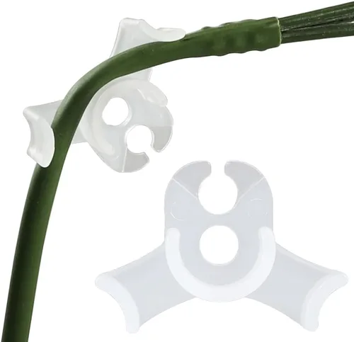 Miniatura 9 de LucyPhy Paquete de 30 dobladores de plantas con ángulos ajustables, clips de entrenamiento de plantas para entrenamiento de bajo estrés, 90 grados