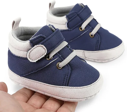 Miniatura 4 de SOFMUO Zapatos deportivos para bebés, niños y niñas, de piel sintética, antideslizantes, suela de goma suave, botines de vestir para niños pequeños