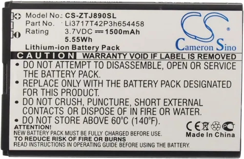 Miniatura 4 de VINTRONS - Batería de 1500 mAh para ZTE Jetpack 890L 4G LTE, Jetpack 4G LTE, Hotspot 890L