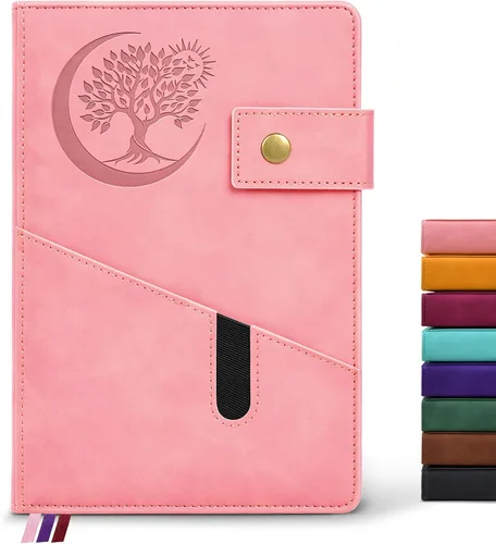 Miniatura 14 de PAIBAS Cuaderno en blanco, cuaderno de bocetos A5 de cuero de tapa dura con 200 páginas de papel grueso en blanco para hombres y mujeres, diario