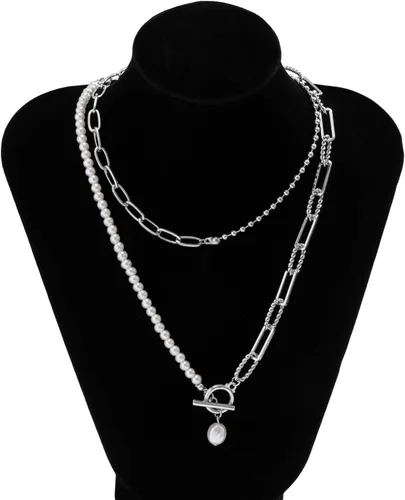 Miniatura 3 de YANCHUN - Collar con estilo de gargantilla de estrella dorada para mujer, collar de capa delicada para adolescentes y niñas, regalo ideal