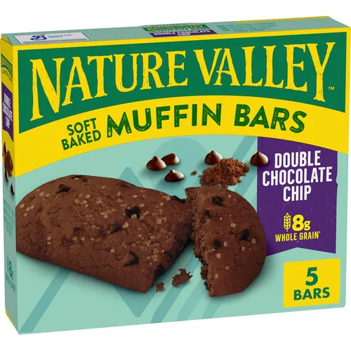 Miniatura 18 de Nature Valley Barras de magdalenas horneadas suaves, chispas de chocolate, barras de aperitivos, 10 barras, 12.4 onzas
