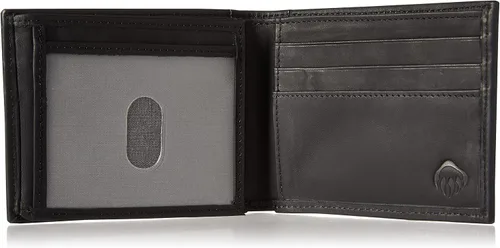 Miniatura 71 de WOLVERINE Billetera plegable de lona/cuero para hombre