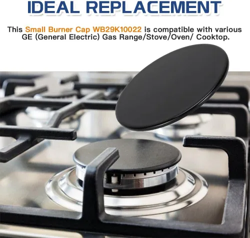Miniatura 2 de [Actualizado] WB29K10022 Tapa de quemador pequeño de superficie para cocina de gas GE, pieza de repuesto compatible con cocina de gas