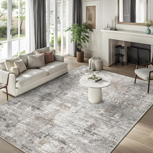 Miniatura 10 de Alfombra antideslizante lavable de 2 x 3 pies - Alfombra suave de pelo bajo para cocina, entrada y dormitorio - Tapete moderno para puerta