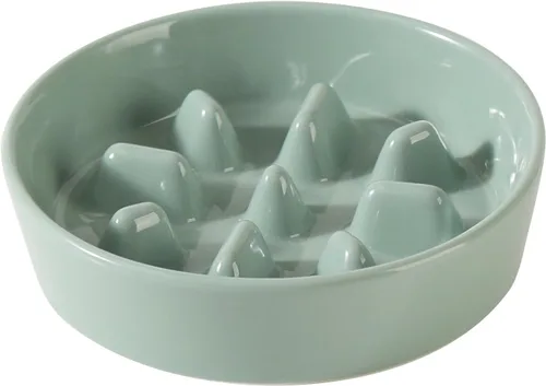 Miniatura 24 de Havniva Tazón de cerámica de 0.9 tazas para perros de alimentación lenta para perros pequeños, alimentador lento para mascotas de 6.1 pulgadas, 1 x