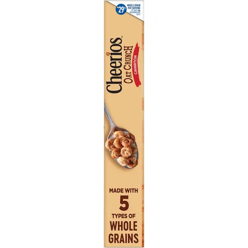 Miniatura 4 de Cheerios Cereal de desayuno crujiente de avena y canela, 15.2 oz