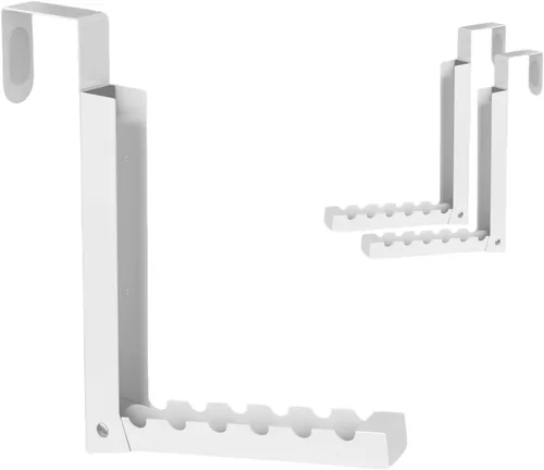 Miniatura 9 de Ganchos sobre la puerta, Perchero extendido sobre la puerta con 11 crestas, Estante sobre la puerta que ahorra espacio, Ganchos de puerta para Negro