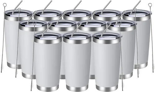 MEWAY - Vaso de 20 onzas para café Blanco