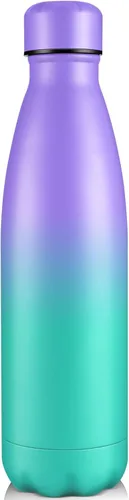 Miniatura 29 de Volhoply Botellas de agua aisladas de 25 onzas, paquete de 1/2/4, termo de acero inoxidable de doble pared que mantiene el frío y el calor, botella