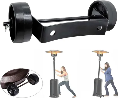 Miniatura 2 de Kit de rueda universal para calentador de patio al aire libre, piezas de repuesto para calentador de patio, rueda de calentador de propano para patio