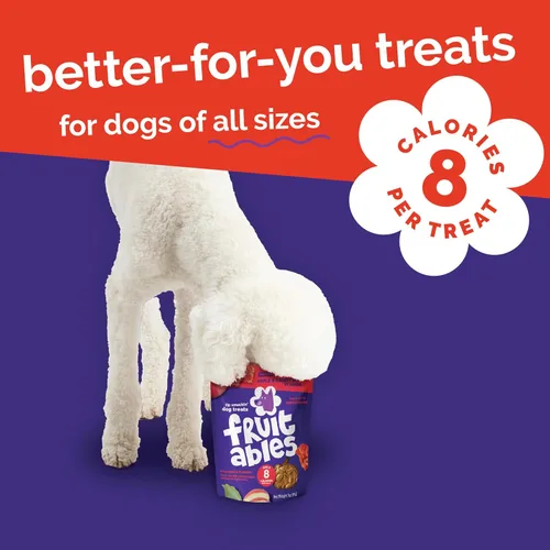 Miniatura 5 de Fruitables Golosinas horneadas para perros, golosinas saludables de calabaza para perros, bajas en calorías y deliciosas, libres de trigo, maíz
