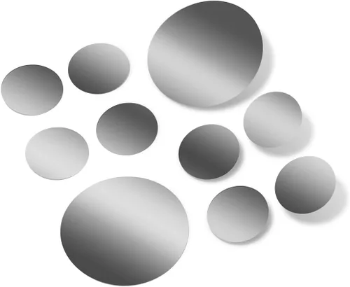 Miniatura 7 de Juego de 30 calcomanías de vinilo para pared, varios lunares, adhesivo extraíble, seguro en paredes lisas o texturizadas, círculos redondos, baño