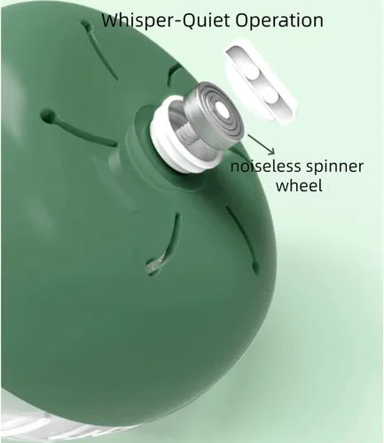 Miniatura 2 de MANON ROSA Rueda de hámster súper silenciosa y silenciosa con soporte ajustable para chinchillas jerbos ratones animales pequeños (M