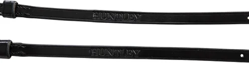 Miniatura 5 de Huntley Equestrian Correas de cuero resistentes y duraderas de alta calidad, cierre de hebilla de acero inoxidable, color negro