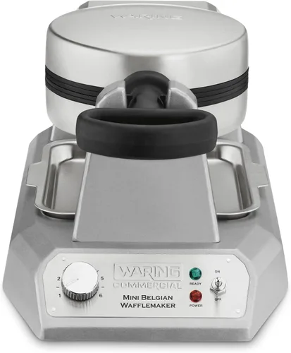 Miniatura 7 de Waring Commercial WMB400X - Mini waflera belga simple con rejillas de aluminio fundido 120V, 1200W enchufe de fase 5-15