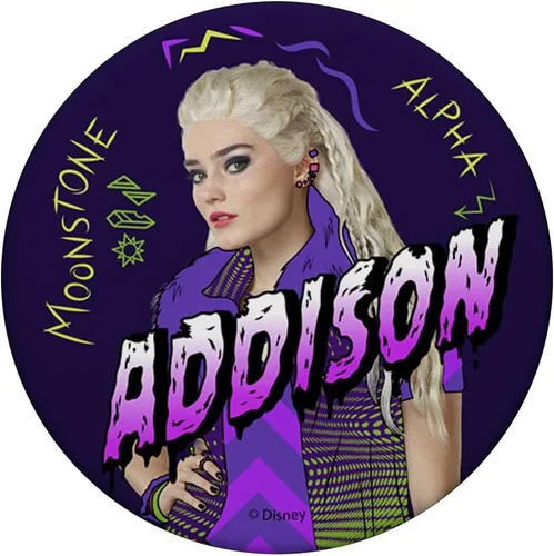 Miniatura 3 de Disney Zombies Addison Moonstone Alpha Portrait PopSockets MagSafe PopGrip para iPhone