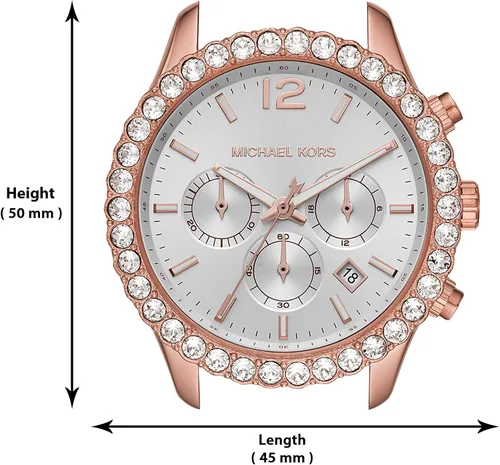 Miniatura 6 de Michael Kors Layton - Reloj cronógrafo de acero inoxidable