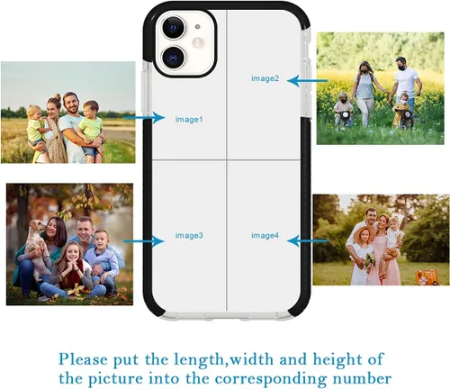 Miniatura 13 de Funda de teléfono personalizada para iPhone 11, diseño personalizado de fotos de collage de múltiples imágenes, resistente a los golpes, resistente
